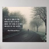 Geweldig ding in deze wereld poster (Voorkant)