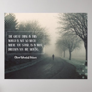 Geweldig ding in deze wereld poster