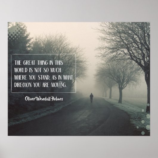 Geweldig ding in deze wereld poster (Voorkant)