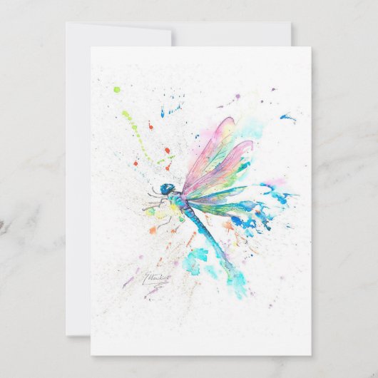 Geweldig dragonfly kleurig | Cute Gift voor moeder Aankondiging (Voorkant)