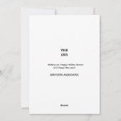 Geweldig Elegant script Uw logo BulkHoliday kaart (Achterkant)