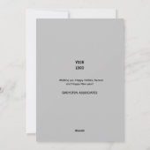 Geweldig Elegant script Your logo Bulk Holiday kaa Feestdagenkaart (Achterkant)