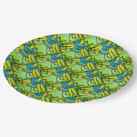 Geweldig en geweldig! papieren bordje (Gekanteld)