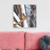 Geweldig, en ik heb mijn haar laten doen. canvas afdruk (Insitu (Woonkamer))