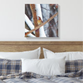 Geweldig, en ik heb mijn haar laten doen. canvas afdruk (Insitu (Slaapkamer))
