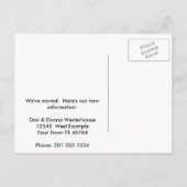 Geweldig entertainment in de buurt - grappige adre aankondigingskaart (Achterkant)