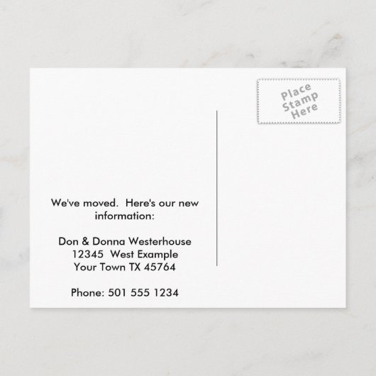 Geweldig entertainment in de buurt - grappige adre aankondigingskaart (Achterkant)