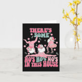 Geweldig Er zijn wat Ho Ho Ho's In Dit Huis Chris Kaart (Gele Bloem)