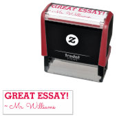 "GEWELDIG ESSAY!" Het sorteren Rubberzegel Zelfinktende Stempel (In situ)