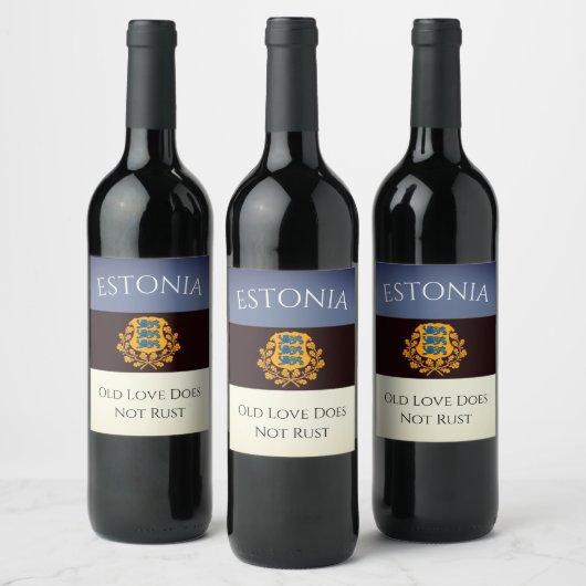 Geweldig Estland wijnmerken! Wijn Etiket (Flessen)