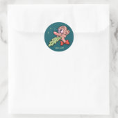 Geweldig feest! ronde sticker (Tas)