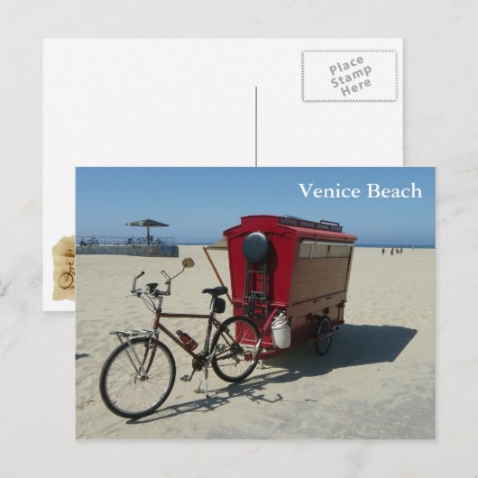 Geweldig Funky Venice Beach Briefkaart! Briefkaart (Voorkant / Achterkant)