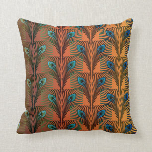 Geweldig Gatsby Feathers art deco-ontwerp Kussen