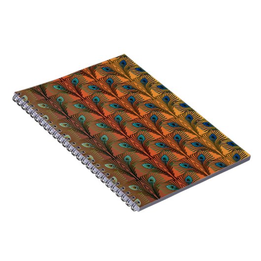 Geweldig Gatsby Feathers art deco-ontwerp Notitieboek (Rechterzijde)