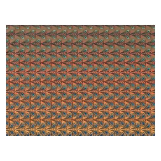 Geweldig Gatsby Feathers art deco-ontwerp Tafelkleed (Voorkant (Horizontaal))