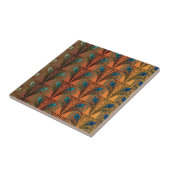 Geweldig Gatsby Feathers art deco-ontwerp Tegeltje (Zijkant)