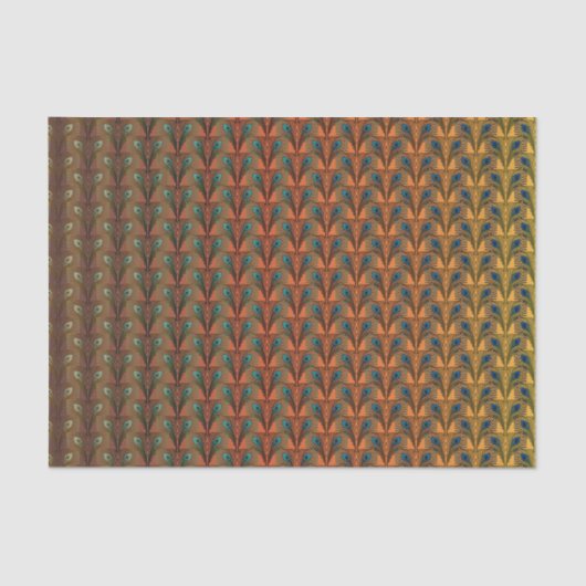 Geweldig Gatsby Feathers art deco-ontwerp Tissuepapier (Voorkant)