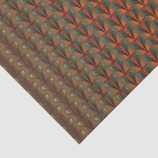 Geweldig Gatsby Feathers art deco-ontwerp Tissuepapier (Detail)