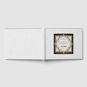 Geweldig Gatsby Gold White Art Deco Wedding Gastenboek (Volledig)