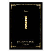 Geweldig geavanceerd deco-tabel nummer 1 Gold Foil Kaart (Achterkant)