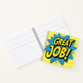 "Geweldig gedaan!" Notitieboek (Binnen)