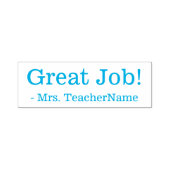 "Geweldig gedaan!" Teacher Feedback Rubber Stamp Zelfinktende Stempel (Design)