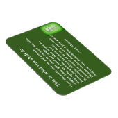 Geweldig gedicht van Walt Whitman #4 Magneet (Rechterzijde)