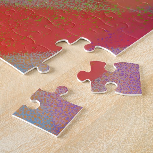 Geweldig geduld Geschenk Abstract Schilderij puzze Legpuzzel (Zijkant)