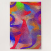 Geweldig geduld Geschenk Abstract Schilderij puzze Legpuzzel (Verticaal)