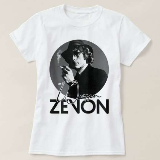 Geweldig geheugen Warren Art Zevon Cute Gift T-shirt (Design voorkant)