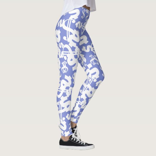 Geweldig Geld Dollar Dollars Patroon Leggings (Rechts)