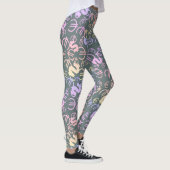 Geweldig Geld Euro Dollars Patroon Leggings (Rechts)
