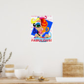Geweldig! (Gelijkheid huwelijk is gelijk) Poster (Keuken)