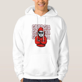 Geweldig Georgia Bulldog ontwerp voor dierenliefhe Hoodie