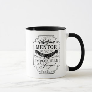 Geweldig gepersonaliseerd mentor bedankcadeau mok