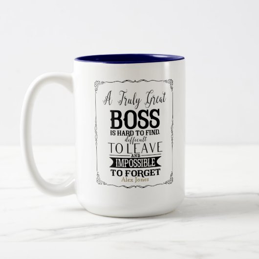 geweldig gepersonaliseerd mentor Mok gold (Links)