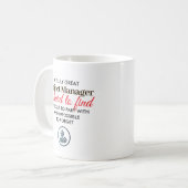 Geweldig geschenk met naam voor projectmanager koffiemok (Voorkant links)