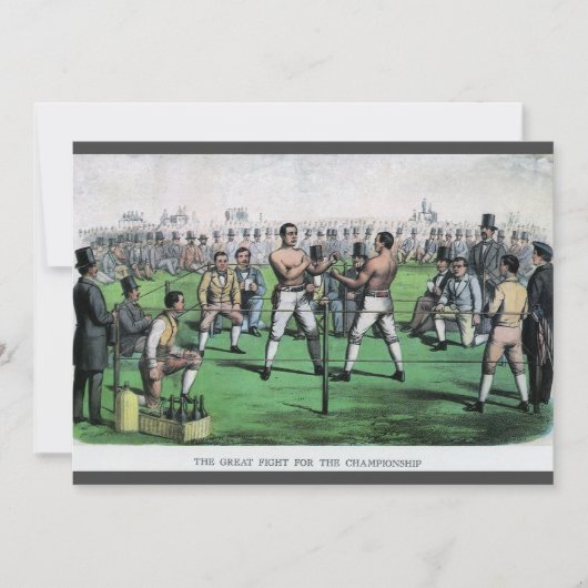 Geweldig gevecht voor het kampioenschap,  boksen (Voorkant)