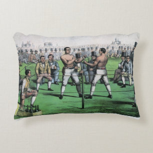 Geweldig gevecht voor het kampioenschap,  boksen accent kussen