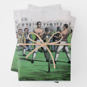 Geweldig gevecht voor het kampioenschap,  boksen inpakpapier vel (In situ)