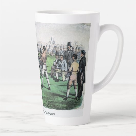 Geweldig gevecht voor het kampioenschap,  boksen latte mok (Rechts)