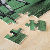 Geweldig gevecht voor het kampioenschap,  boksen legpuzzel (Zijkant)