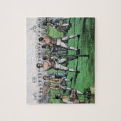Geweldig gevecht voor het kampioenschap,  boksen legpuzzel (Verticaal)