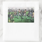 Geweldig gevecht voor het kampioenschap,  boksen rechthoekige sticker (Tas)