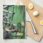 Geweldig gevecht voor het kampioenschap,  boksen theedoek (Quarter Fold)