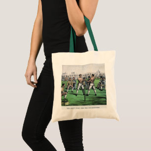 Geweldig gevecht voor het kampioenschap,  boksen tote bag