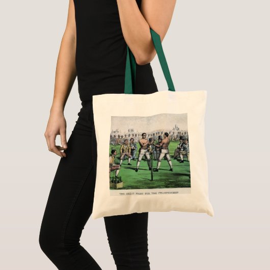 Geweldig gevecht voor het kampioenschap,  boksen tote bag (Voorkant (product))