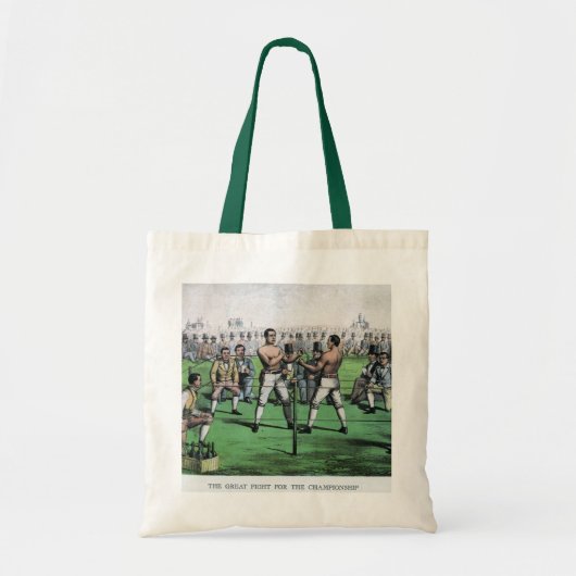 Geweldig gevecht voor het kampioenschap,  boksen tote bag (Voorkant)
