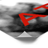 Geweldig Giraffe aantrekkingsPoster! Poster (Hoek)