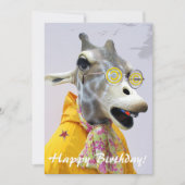 Geweldig Giraffe Birthday Wenskaart! Feestdagenkaart (Voorkant)